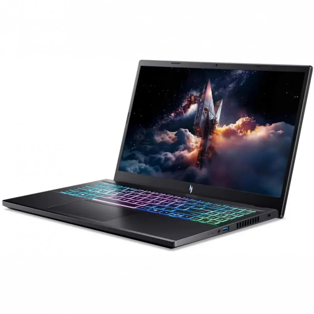 Ноутбук/ ACER Nitro V15 ANV15-A31-R6GF 15.6"(1920x1080 IPS (матовый, 165Hz) )/AMD Ryzen 7 170(3.2Ghz)/16384Mb/512PCISSDGb/noDVD/Ext:NVIDIA GeForce RTX 5060(8192Mb)/Cam/BT/WiFi/50WHr/war 1y/2kg/Black