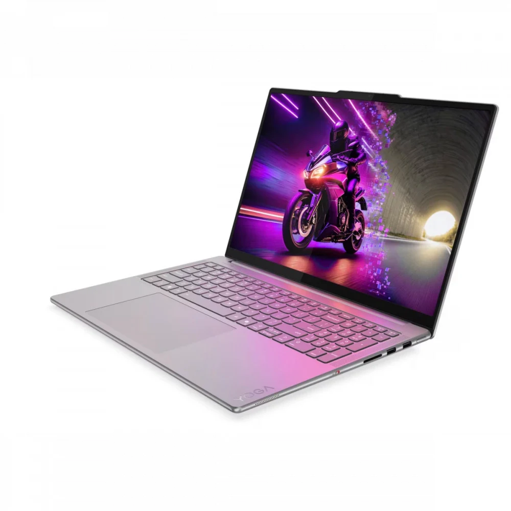 Ноутбук/ Lenovo Yoga Pro 9 16IAH10 16"(2880x1800 OLED)/Intel Core Ultra 7 225H(3.3Ghz)/32768Mb/1024SSDGb/noDVD/Ext:NVIDIA GeForce RTX 5050(8192Mb)/Cam/BT/WiFi/84WHr/war 1y/2.05kg/luna grey/Win11Home
