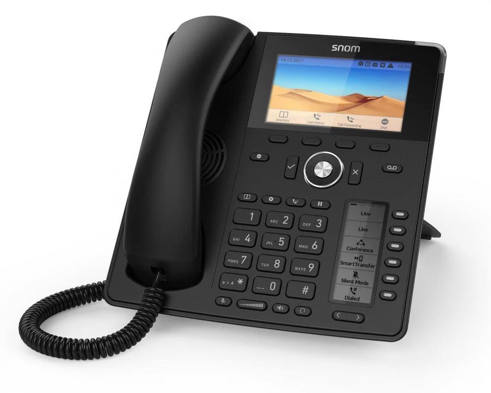 SNOM D7 Модуль расширения для IP-телефонов D785, D765, D745, D725, D715. Монохромный экран высокого разрешения с подсветкой, 18 самомаркирующихся клавиш со светодиодами, Возможность шлейфового подкл