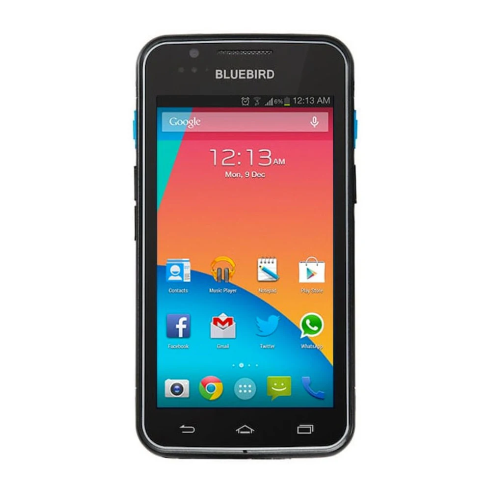 Мобильный терминал Bluebird EF500: Android 6.x(Marshmallow), 802.11 a/b/g/n/d/h/i, 8MP Camera, 5&quot HD LCD, 2GB/16GB, BT 4.0 LE, Contactless Card Reader, 1D/2D imager(LED Aimer), 12-pin connector,