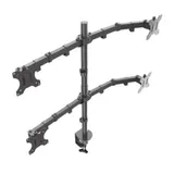 ONKRON D421E чёрный {Для экранов с диагональю 13"-32" каждый Максимальная нагрузка: 32кг (4х8кг) VESA: 75x75, 100х100мм}