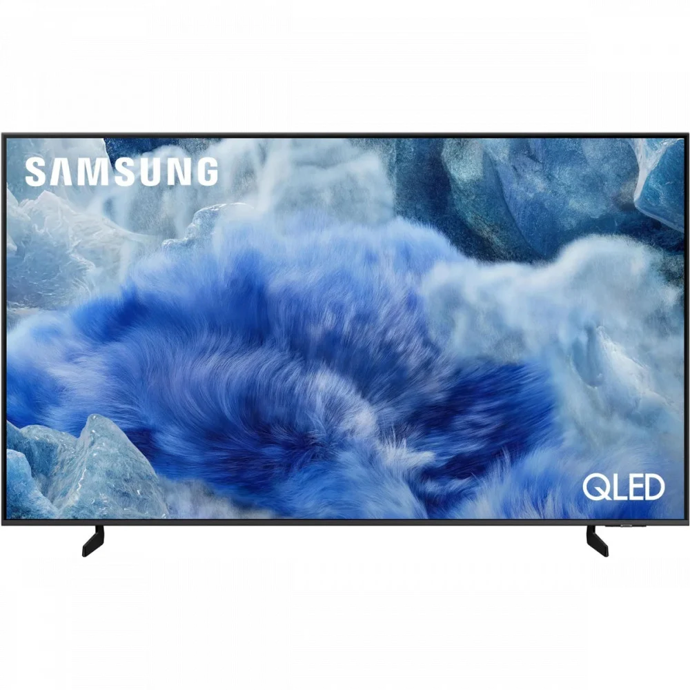 Телевизор ЖК 50'' Samsung/ 50", QLED, Dual LED, Ultra HD, Tizen Smart TV, Wi-Fi, Voice, DVB-T2/C/S2, Bluetooth, CI+(1.4),2.0ch 20W, OTS Lite, 3HDMI, 2USB, BLACK 2025