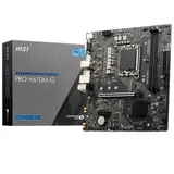 Материнская плата MSI PRO H610M-G H610, LGA1700, 2*DDR5, 1*PCIEx16, 1*PCIEx1, 1*M.2, 4*USB3.2Gen1, 6*USB2.0, 4*SATA3.0, 1G, VGA, DP, HDMI, M-ATX, BULK