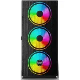 Корпус SOEYI «AX8-B20 SOEYI ATX case with black coating front panel with flat bigger mesh, without»