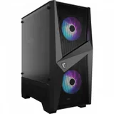 Корпус MSI MAG FORGE 100R Mid-Tower, ATX, 2xUSB 3.2, Audio I/O, 2x120mm ARGB Fan, 1x120mm black Fan, 6-ch Light controller, Front metal MESH, Up to 330mm GPU, Tempered Glass (676407)