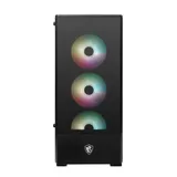 Корпус MSI MAG FORGE 112R Mid-Tower, ATX, 2xUSB 3.2, Audio I/O, 4x120mm ARGB Fan, 6-ch Light controller, Front metal MESH, Up to 330mm GPU, Tempered Glass (949679)