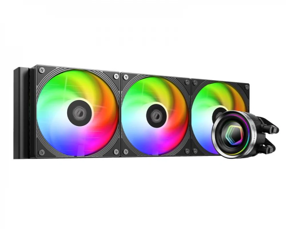 Вентилятор для процессора ID-COOLING FX360 INF черный (жидк. охл., 3х120mm, Al, PWM 2000 rpm, 27.2 dB, 4-pin/5V 3Pin ARGB, 350Wt) (FX360 INF)
