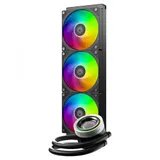 Вентилятор для процессора ID-COOLING FX360 INF черный (жидк. охл., 3х120mm, Al, PWM 2000 rpm, 27.2 dB, 4-pin/5V 3Pin ARGB, 350Wt) (FX360 INF)