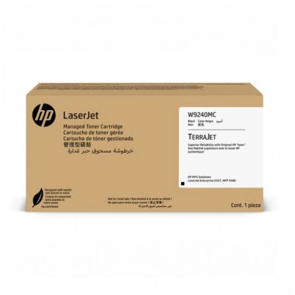 Картридж HP Europe/W9240MC Black Mngd LaserJet Toner Cartridge/Лазерный/Чёрный W9240MC