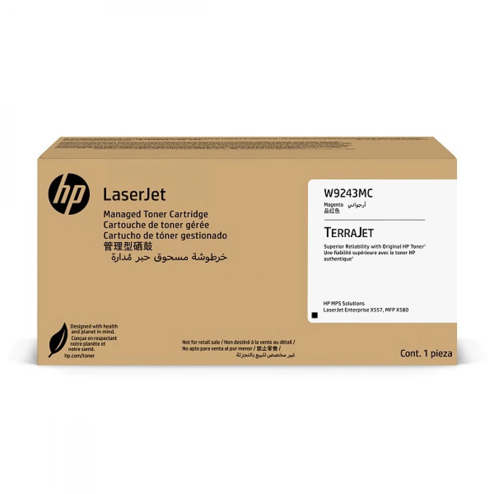 Картридж HP Europe/W9243MC Magenta Mngd LaserJet Toner Cartridge/Лазерный/Пурпурный W9243MC