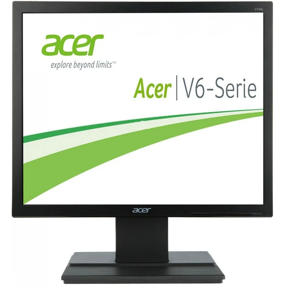 Монитор/ ACER V196LBB 19'', Black Matt, 5:4, IPS, 1280x1024, 5ms, 250cd, 75Hz, VGA, Vesa:100x100