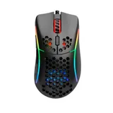 Компьютерная мышь, Glorious, Model D-, GLO-MS-DM-MB, Игровая, Оптическая, Проводная, Pixart PMW-3360 Sensor, 12000 DPI, 250+ IPS, 50G, 1000 Hz, RGB, 6 кнопок, Длина провода 2м, Матовый черный