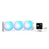 Кулер с водяным охлаждением, APNX, LC1-D 360 WH , Intel 1851/1700/1200/115х и AMD AM5/AM4/, TDP 320W, 3*120мм ARGB, 600-1800RPM±10%, 81,5CFM, 38 dB(A), Белый