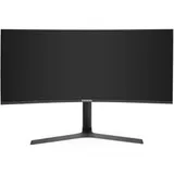 Монитор изогнутый игровой с аудио выходом 34" UWQHD 165 Гц ExeGate Combat EC3400TA (VA Curved R1800 LED Grade A+, UltraWide QHD 3440x1440@165Гц, 21:9, 300cd/m2, 4000:1, 178°/178°, 1ms, 2xHDMI2.0, 2x