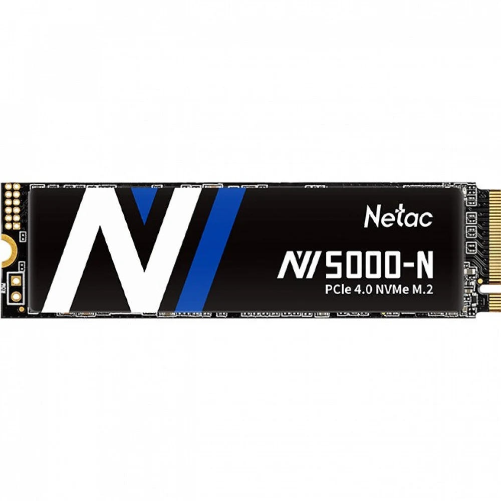 Твердотельный накопитель SSD M.2 Netac 1.0Tb NV5000-N Series <NT01NV5000N-1T0-E4X> Retail (PCI-E 4.0 x4, up to 4800/4600MBs, 3D NAND, 640TBW, NVMe 1.4, 22х80mm)
