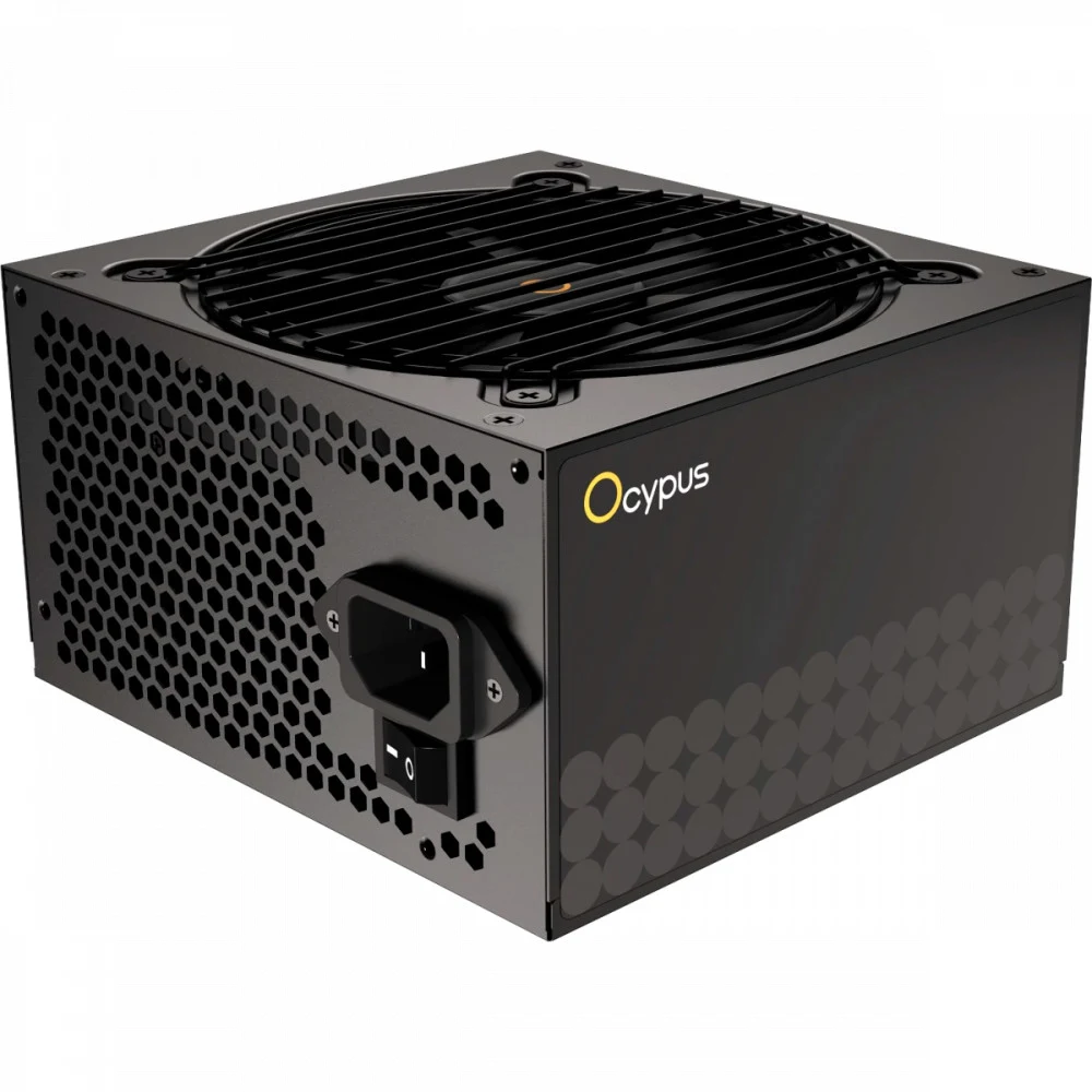 Блок питания 750W Ocypus Gamma P750 BK (ATX, 80+, APFC, 20+4 pin, 120mm fan, PCI-E 6+2Px4, 6xSATA) (Gamma-P750-W1HDBK024X-EU)