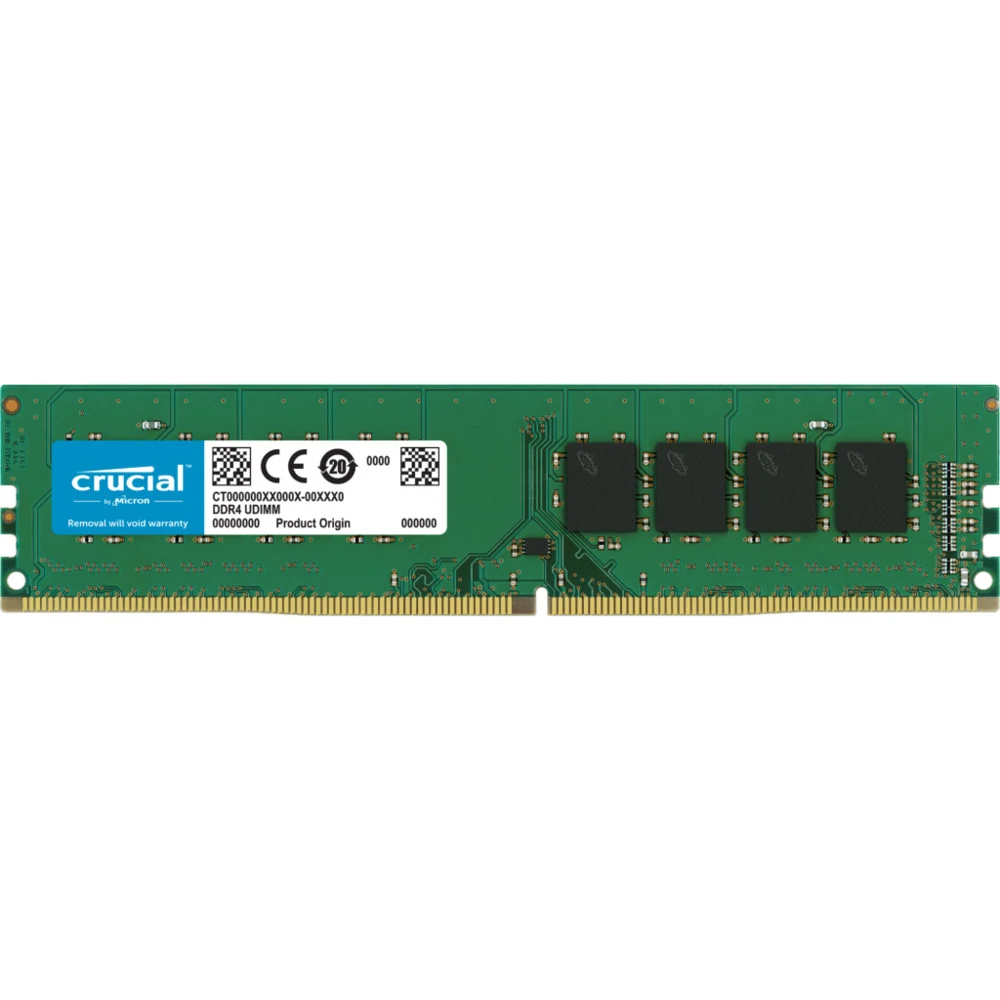 Оперативная память Crucial by Micron DDR4 32GB 3200MHz UDIMM (PC4-25600) CL22 1.2V, 1 Year Warrаnty OEM