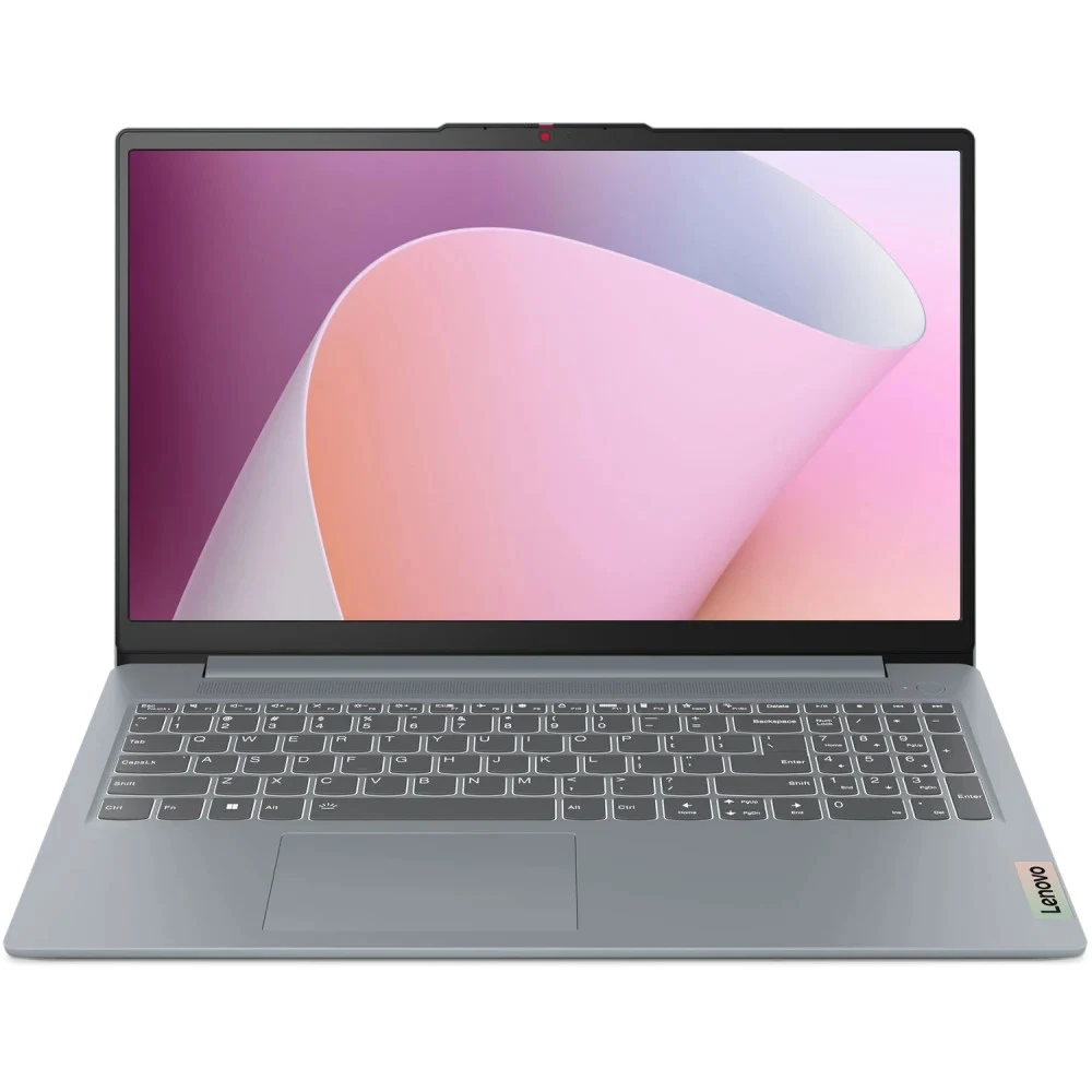 Ноутбук Lenovo IdeaPad Slim 3 15ABR8 <82XM00TNUS> AMD Ryzen 7 7730U/16Gb/1Tb SSD/15.6 FHD IPS 300nits Touch/Backlit/Cam HD/FPR/Win 11H/Arctic grey