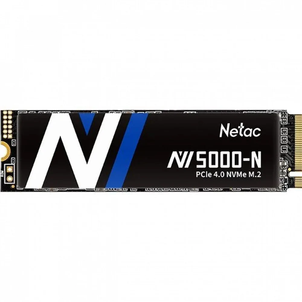 Твердотельный накопитель SSD M.2 Netac 500Gb NV5000-N Series <NT01NV5000N-500-E4X> Retail (PCI-E 4.0 x4, up to 4800/2700MBs, 3D NAND, 320TBW, NVMe 1.4, 22х80mm)