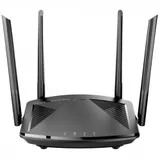 Маршрутизатор D-Link Двухдиапазонный Wi-Fi 6 маршрутизатор AX1800, 1x1000Base-T WAN, 3x1000Base-T LAN, 4 внешние несъемные антенны 5 дБи