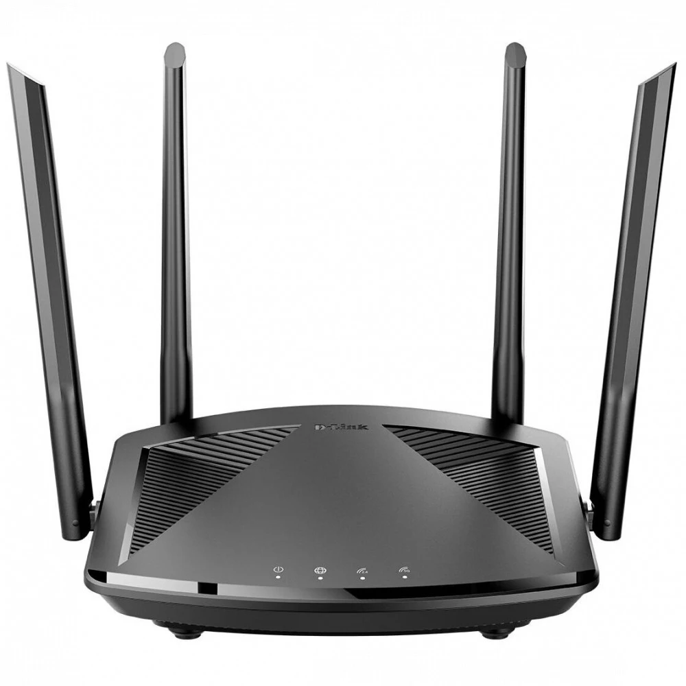 Маршрутизатор D-Link Двухдиапазонный Wi-Fi 6 маршрутизатор AX1800, 1x1000Base-T WAN, 3x1000Base-T LAN, 4 внешние несъемные антенны 5 дБи