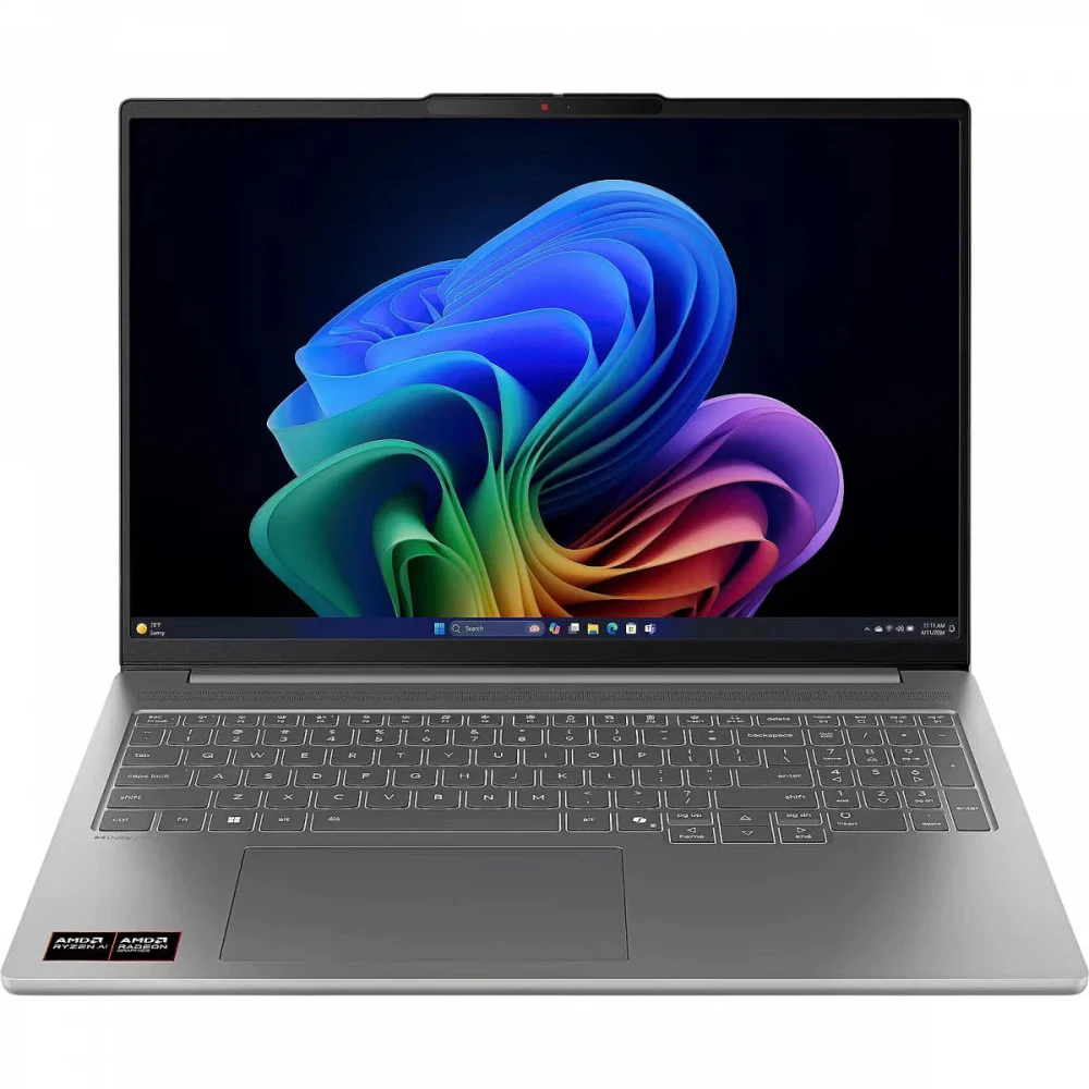 Ноутбук/ Lenovo IdeaPad Pro 5 16AKP10 16"(2880x1800 OLED)/AMD Ryzen AI 7 350(2Ghz)/32768Mb/1024PCISSDGb/noDVD/Int:AMD Radeon 860M/Cam/BT/WiFi/84WHr/war 1y/1.72kg/luna grey/noOS + 100W, RU kbd