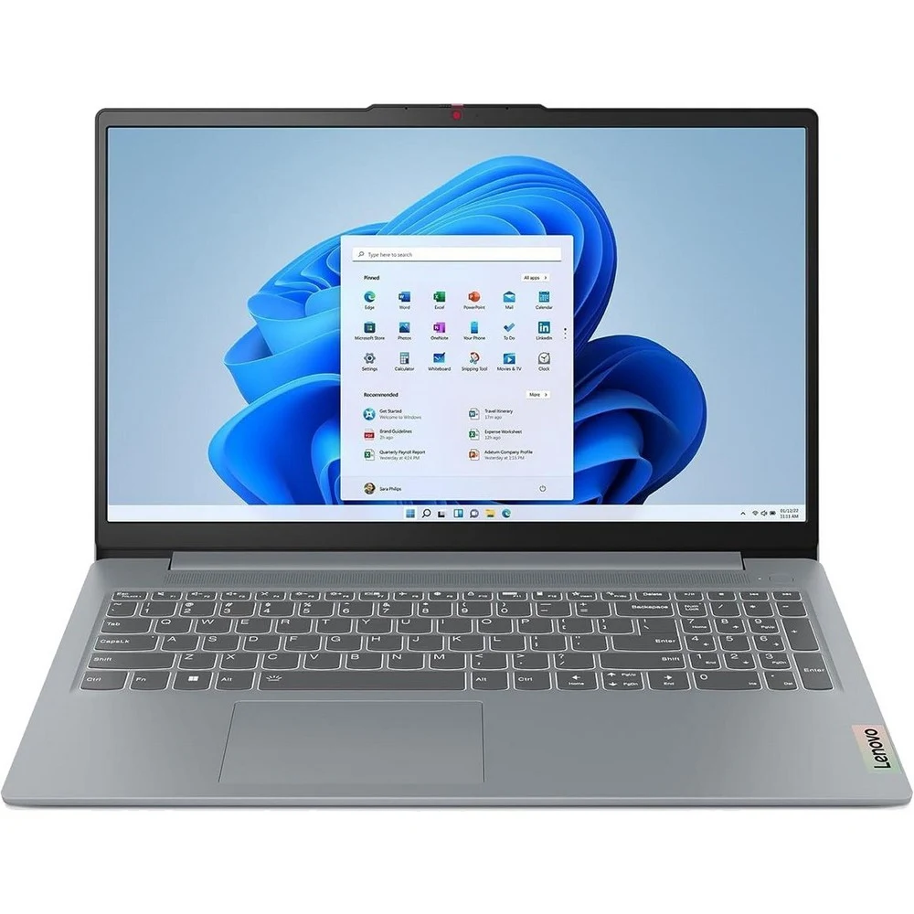 Ноутбук Lenovo 82XM00CDRK IdeaPad Slim 3 15ABR8 15.6" FHD(1920x1080) IPS/AMD Ryzen 5 7530U 4,5Ghz (6C)/8GB/512GB/Integrated/Wi-Fi 6/BT5.1/1080P HD Camera/NoOS/1Y/Arctic Grey