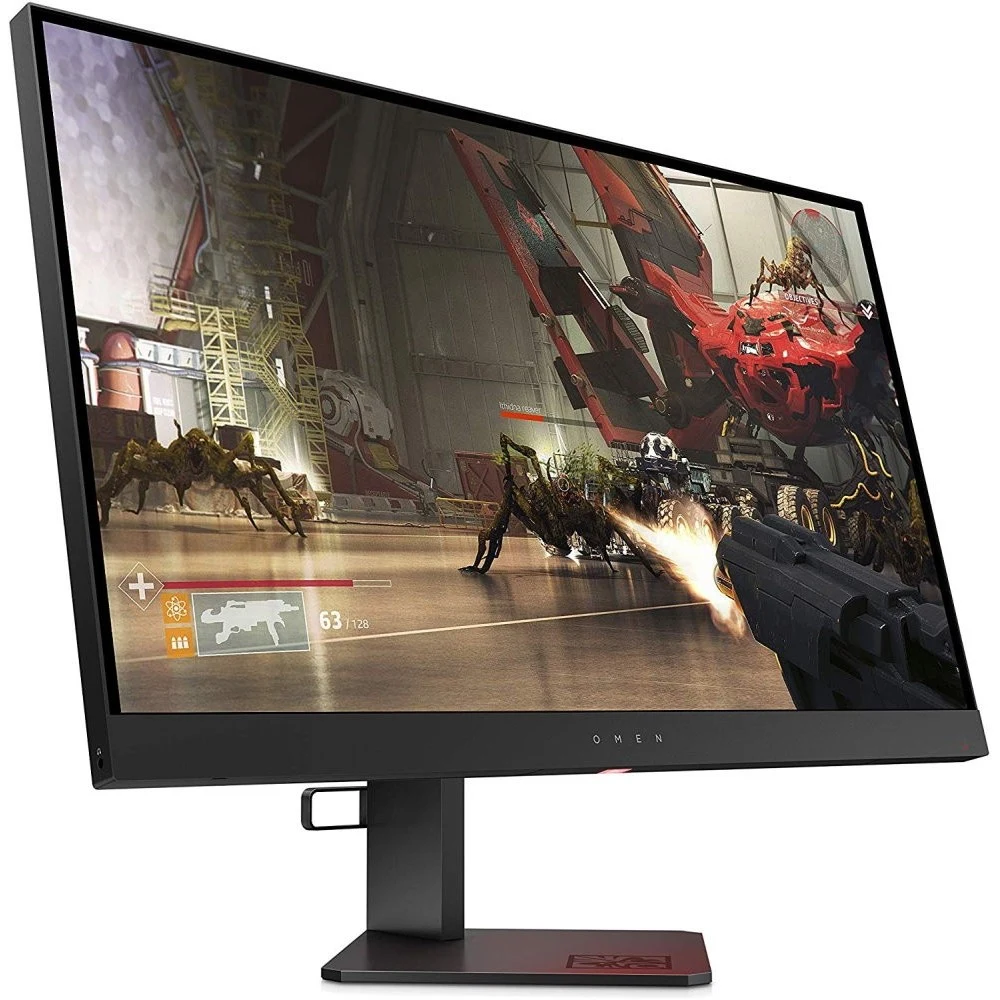 HP X27 OMEN Gaming Monitor 2560x1440 FHD, TN, 16:9, 400 cd/m2, 1000:1, 1ms, 178°/178°, 240 Hz, HDMI, DP, USB, height, AMD FreeSync™ 2.0 HDR, Black