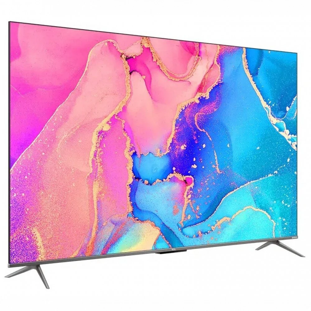 Телевизор QLED TCL 50" 50C635 черный 4K Ultra HD 60Hz DVB-T DVB-T2 DVB-C DVB-S DVB-S2 USB WiFi Smart TV (RUS)