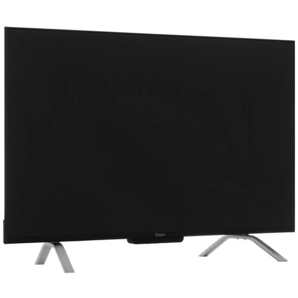 Телевизор Яндекс, ТВ Станция с Алисой на YandexGPT, YNDX-00093, QLED 43", 38402160 4K UHD, 60 Гц, 450 (nits), звук 34 Вт, 4 динамика, YaOS X, RAM 3 GB, Flash 32 GB, Wi-Fi, 1 USB 2.0 + 1USB 3.0, Blue