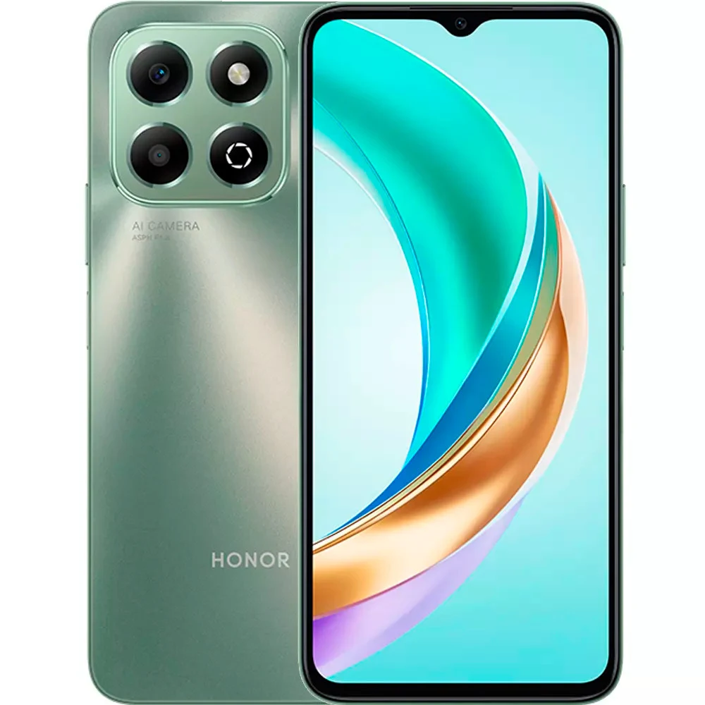 Смартфон Honor X6b JDY-LX1, G85 4/128GB, 6.56"TFT, 1612x720, BT5.1, NFC, 2xSIM, Forest Green
