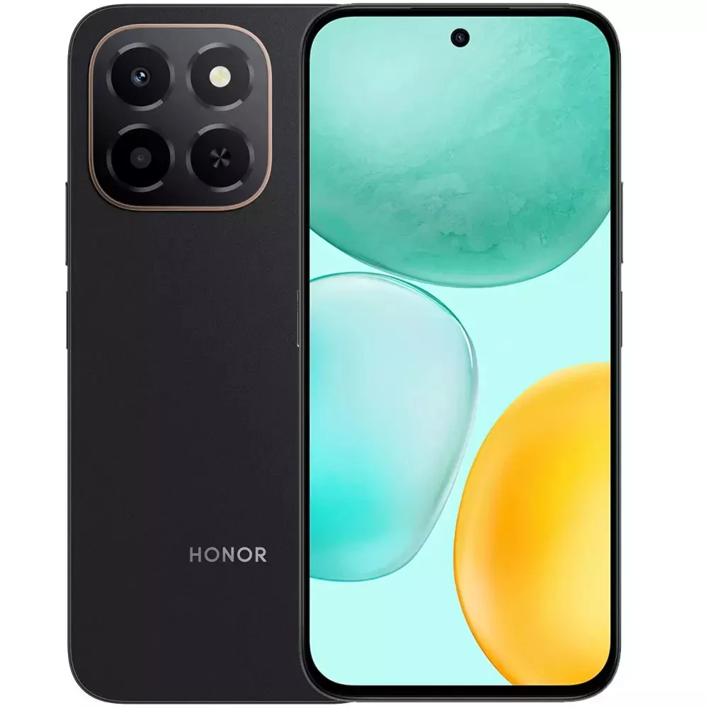 Смартфон Honor X6c, G81 Ultra 6/256GB, 6.61"TFT, 1604x720, BT5.1, NFC, 2xSIM/microSD, Midnight Black