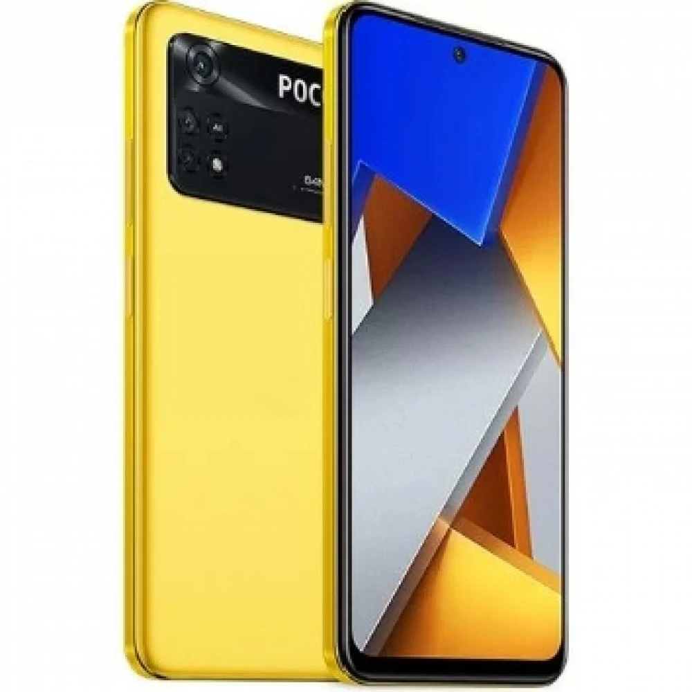 Мобильный телефон, POCO, M4 PRO 6GB 128GB, 6.43" FHD+, Аккумулятор 5000 мАч, 64MPx+8MPx+2MPx/16MPx, Mediatek G96, Gorilla Glass 3, Fast Charge 33W, (POCO Yellow) Жёлтый