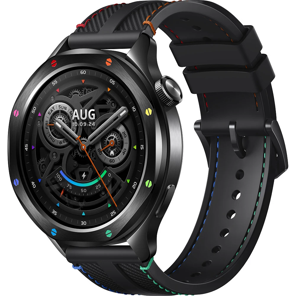 Смарт-часы Xiaomi Watch S4 M2425W1, 1.43"/466x466, BT5.3, GPS, NFC, 486mAh, Rainbow
