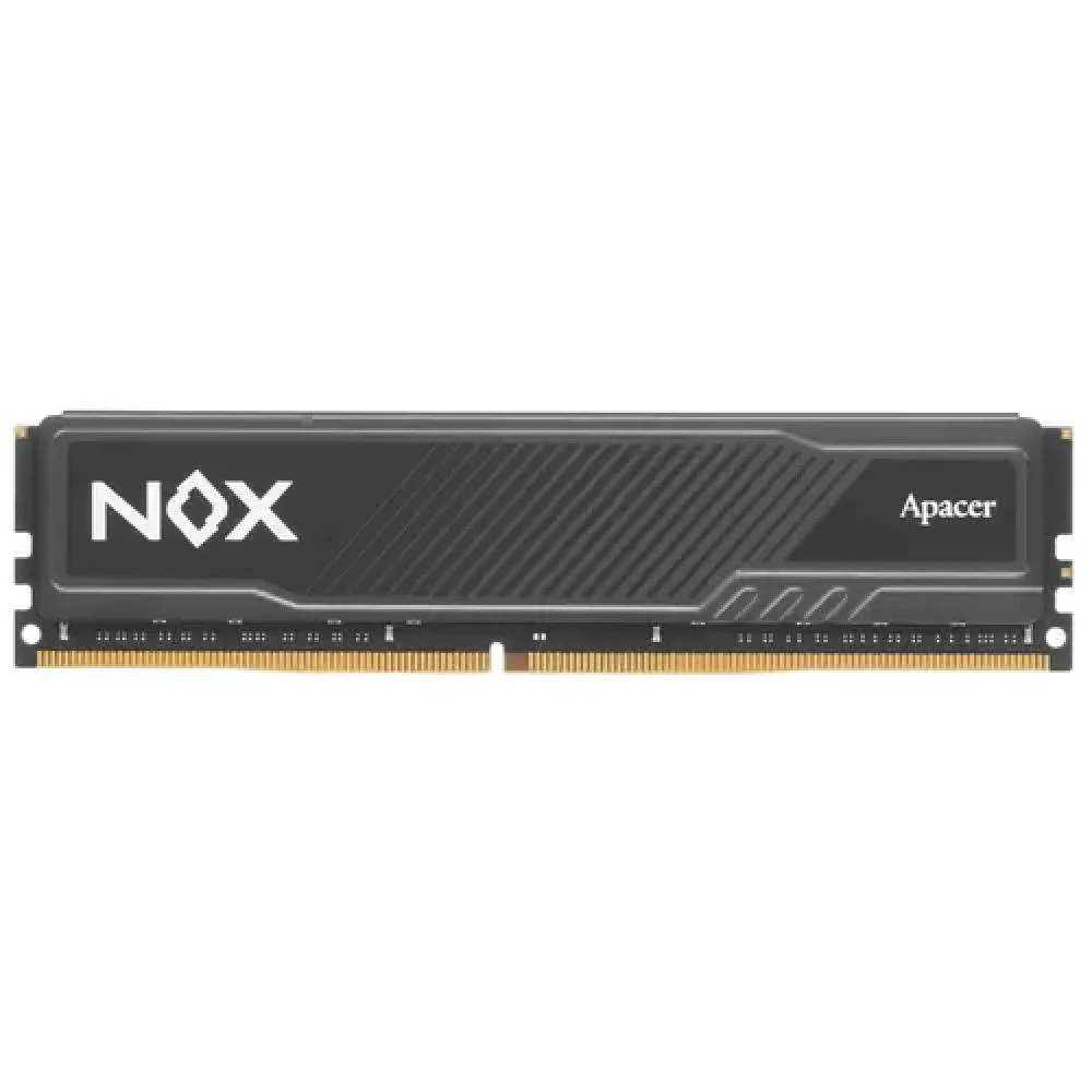 Оперативная память Apacer DDR4 16GB 3200MHz DIMM NOX Black Gaming Memory (PC4-25600) CL16 1.35V Intel XMP 2.0, Heat Sink (Retail) 1024*8 3 years (AH4U16G32C28YMBAA-1)