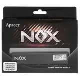 Оперативная память Apacer DDR4 16GB 3200MHz DIMM NOX Black Gaming Memory (PC4-25600) CL16 1.35V Intel XMP 2.0, Heat Sink (Retail) 1024*8 3 years (AH4U16G32C28YMBAA-1)