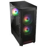 Компьютерный корпус, Cougar, Airface RGB, ATX/Micro ATX/Mini ITX, USB 2*3.0/2.0, HD-Audio+Mic, Кулер 2*14см/1*12см ARGB, Высота процессорного кулера до 190 мм, Длина VGA до 330мм, 2*3.5"/2*2.5", Тол