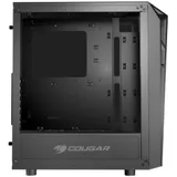 Cougar Turret игровой корпус чёрный (без БП, ATX, закаленное стекло, LED fan 2 x120 мм, 1 x USB 2.0, 2 x USB 3.0, audio)