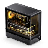 Компьютерный корпус, Jonsbo, D200 Black, D200 Black, Micro-ATX / Mini-ITX, 1*3.5"/1*2.5", Высота кулера до 171 мм, Длина VGA до 410 мм, 437х216х419 мм, Без Б/П, Черный