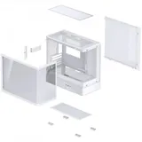 Компьютерный корпус, Jonsbo, D200 White, D200 White, Micro-ATX / Mini-ITX, 1*3.5"/1*2.5", Высота кулера до 171 мм, Длина VGA до 410 мм, 437х216х419 мм, Без Б/П, Белый