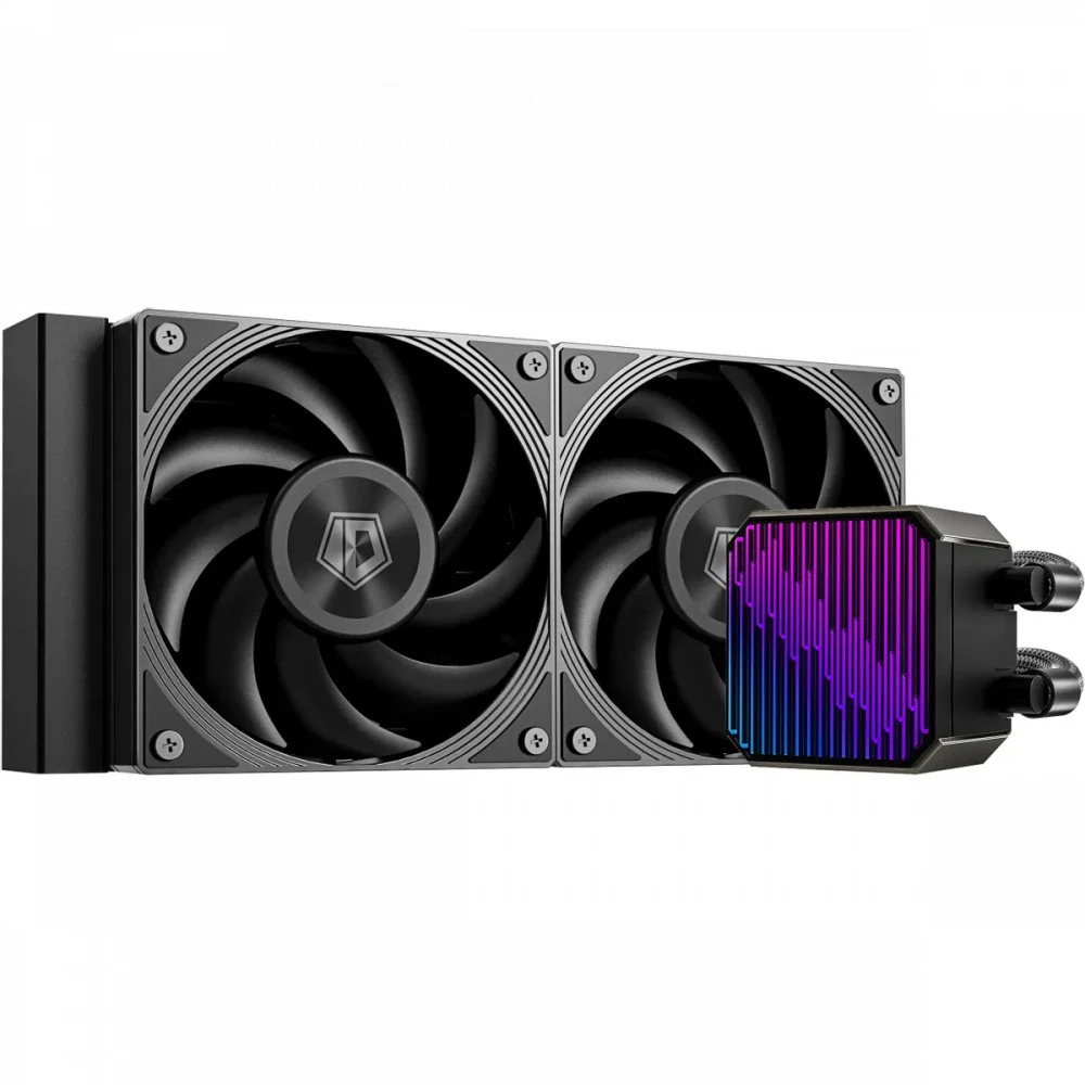Система водяного охлаждения ID-Cooling DX240 Max Soc-AM5/AM4/1200/1700/1851 черный 4-pin 32.5dB Al+Cu 300W Ret [DX240 MAX]