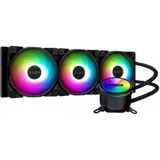 Жидкостная система охлаждения PCCooler PCCooler GI-CX360 ARGB LGA2066/2011/1366/1700/115х/775/TR4/AM4/FM1 2/2+/AM2/2+/3/3+ (6шт/кор, TDP 350W, 3 pin 5V Addressable RGB подсветка, 3х120mm PWM VortexP