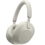 Bluetooth гарнитура Sony WH-1000XM5, 1.2m, 4Hz-40kHz, 48 Om, 102 dB, USB, BT, Silver