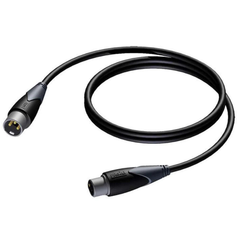 PROCAB Кабель CLA901/15 Кабель межблочный, XLR - XLR (мама), 15 м. Cконструирован с использованием кабеля MC205. Плотные многожильные медные проводники сечением 26 AWG (0,14 мм²) окружены медным спи