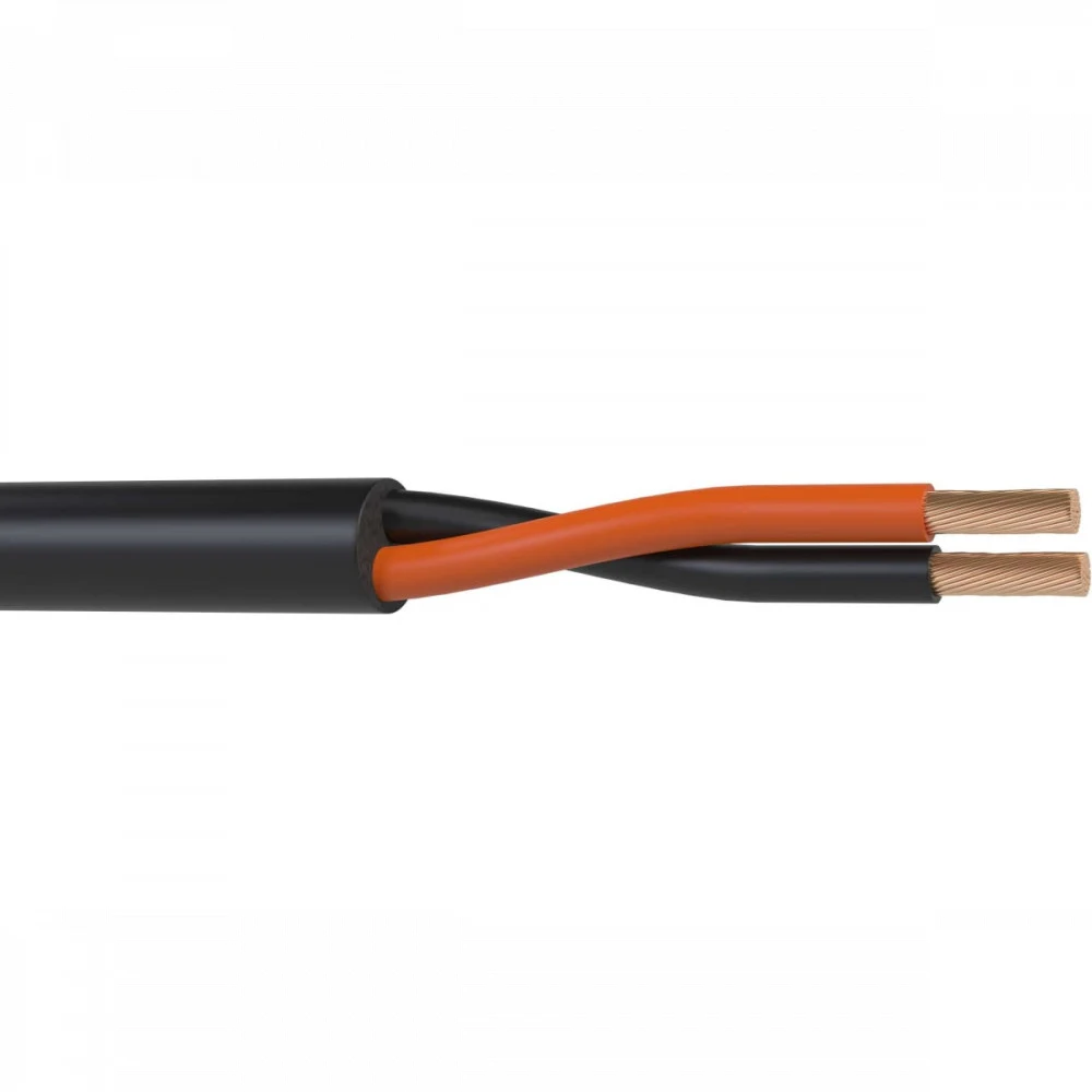 WSC12100FL - Кабель акустический Wize WSC12100FL 100 м, 12 AWG FRNC/LSZH, 4 мм2, диаметр 12мм, медь 56 x 0,30мм, черный, бухта