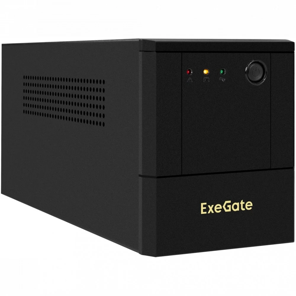 ИБП ExeGate SpecialPro UNB-1000.LED.AVR.8C13 (1000VA/700W, LED, AVR, 8*C13, батарея 12V 7.2Ah - 2 шт., металлический корпус, Black)