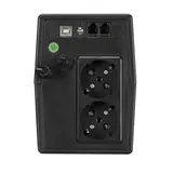 UPS FSP iFP 600, 600VA, 360W, 1x12V/7 Ah, AVR 110-120В, 2xSchuko, RJ-11, USB-B