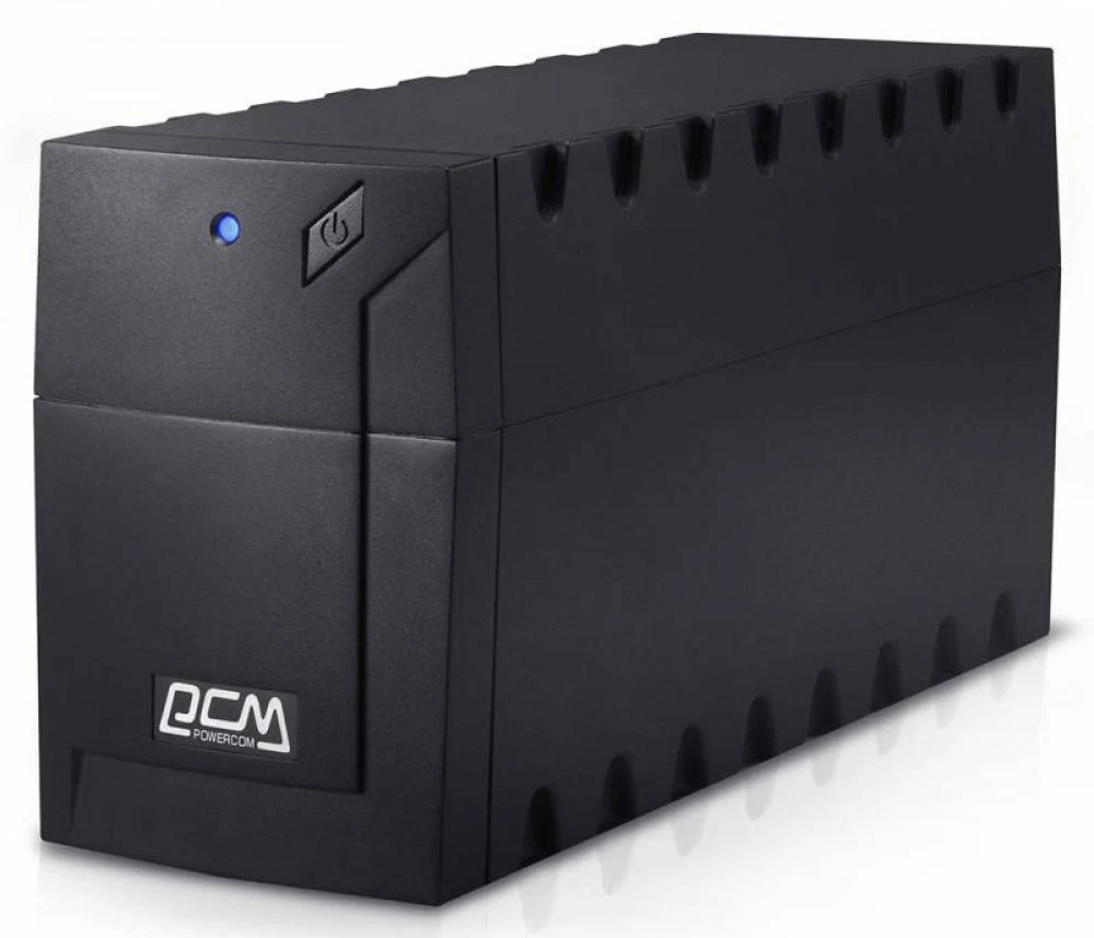 Источник бесперебойного питания Powercom Raptor, Line-Interactive, 600VA / 360W, Tower, 3*IEC320-C13, USB (792803)