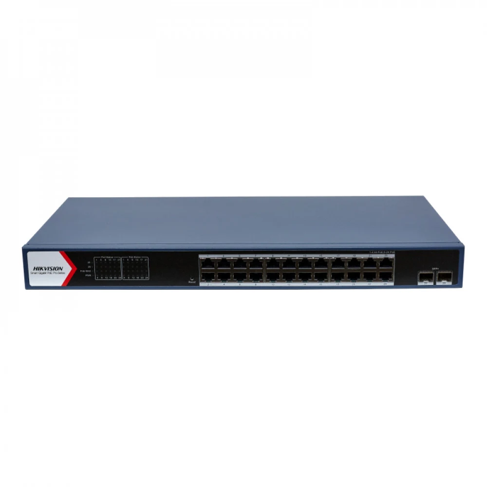Hikvision DS-3E1726HP-SI-24P2X Коммутатор 24-портовый PoE