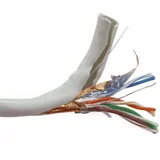 Кабель ExeGate Special FUTP4-C5e-CU-S24-IN-PVC-GY-305-FLUKE FTP 4 пары кат.5e медь, 0.5мм (24AWG), FLUKE® test pass, экран, 305м, серый, PVC